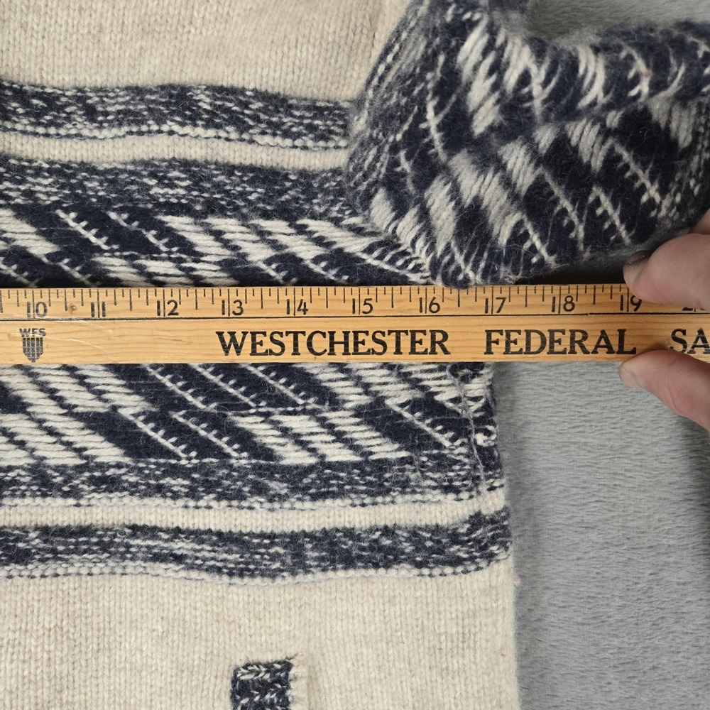 Pendleton Original Westerley Sweater Adult Medium Lambs Wool Full Zip Aztec - Picture 7 of 7